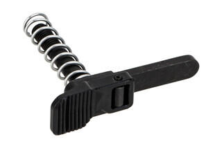 Forward Controls Design ambidextrous magazine release with serrated lever includes a 10.9lb spring.